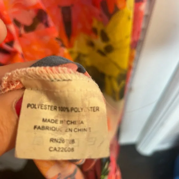 Bright & Vibrant Sheer,Unlined Maxi Tank Dress, Side Zip. Stunning! - Picture 10 of 13